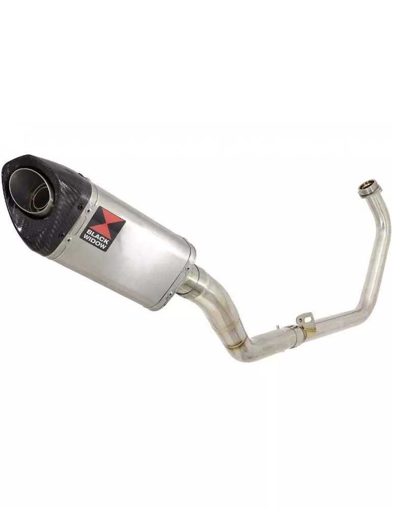 CBR300R NC51 2014-2017 Decata Ligne complète + Silencieux Tri Ovale Inox + Carbone 250mm