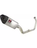 CBR300R NC51 2014-2017 Decata Ligne complète + Silencieux Tri Ovale Inox + Carbone 250mm