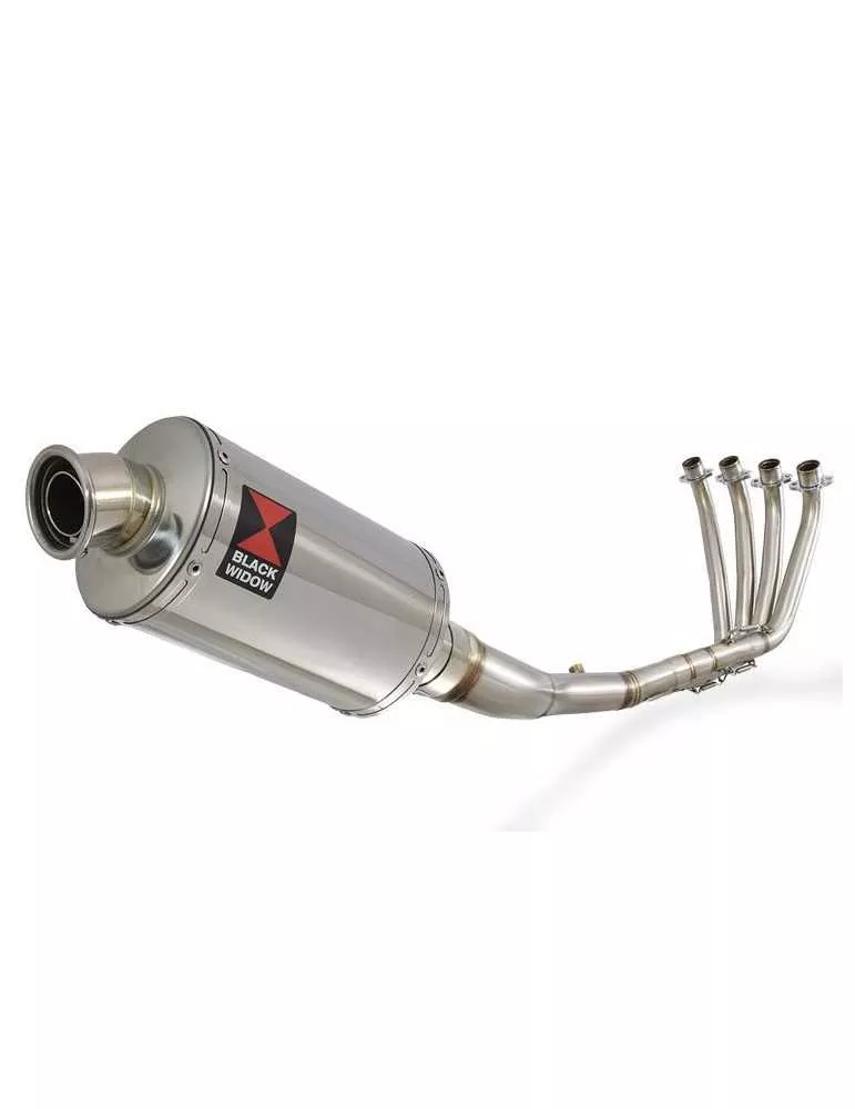 CBR 650 F CBR650F 2014-2017 Décatalyseur Ligne complète & Silencieux Ovale En Inox 230mm