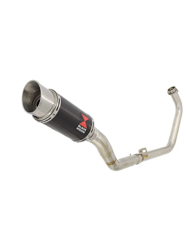 CBR300R NC51 2014-2017 Decata Ligne complète + Silencieux Rond En Carbone 200mm