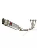 CBR 650 F CBR650F 2014-2017 Décatalyseur Ligne complète & Silencieux Rond GP Style En Inox 230mm