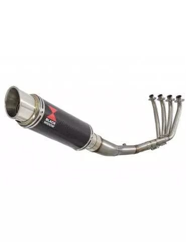CBR 650 F CBR650F 2014-2017 Décatalyseur Ligne complète & Silencieux GP Rond carbone + Titanium 230mm