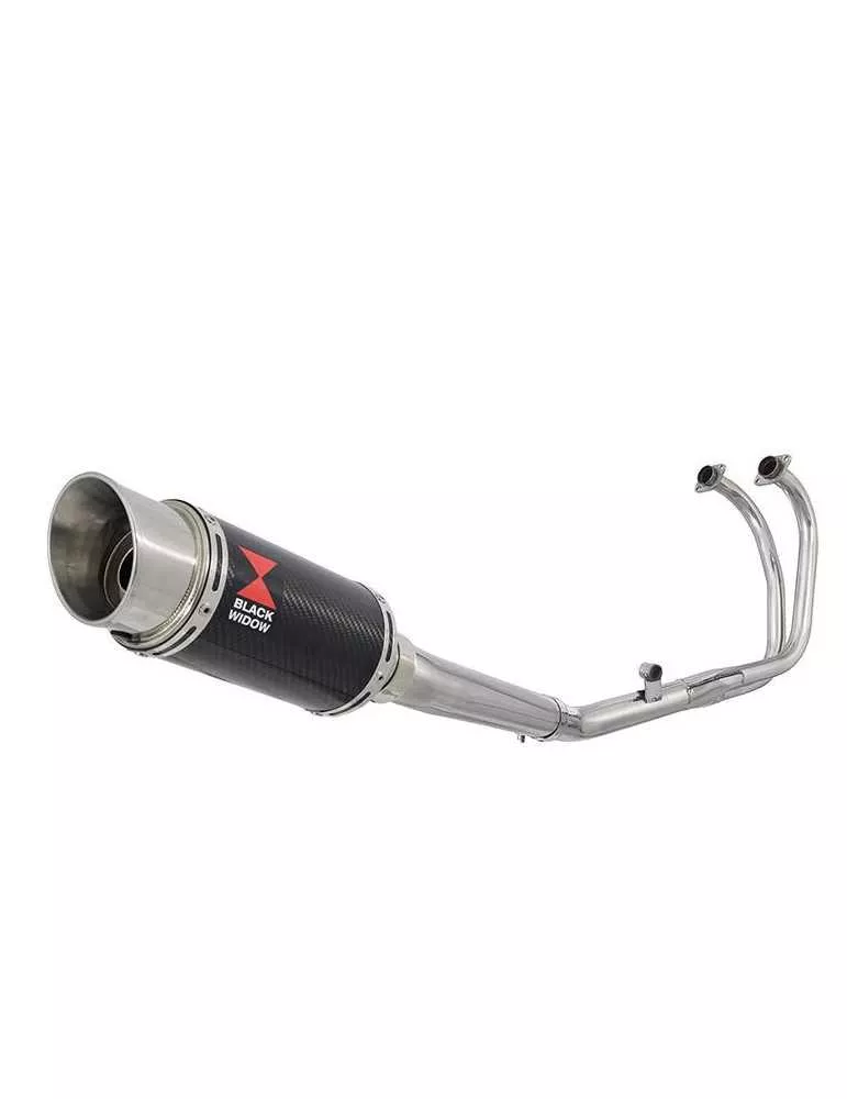CBF500 CBF 500 2004-2007 Ligne complètes & Rond En Carbone Silencieux 200mm