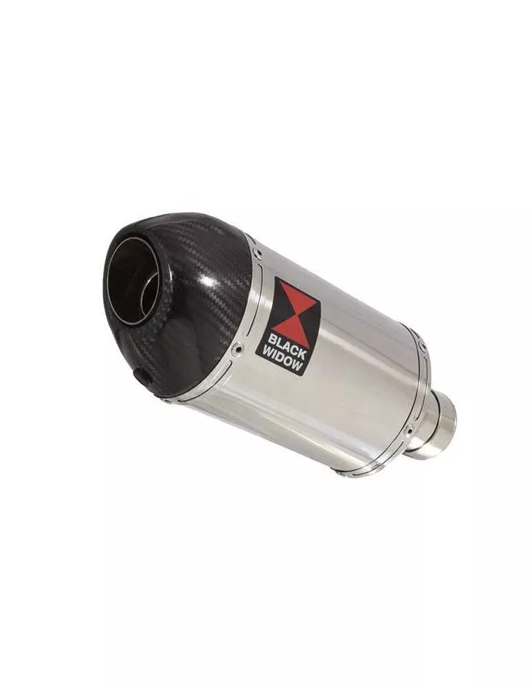 CBF125 2008-2017 Ligne complète & Silencieux Ovale En Inox & Carbone 200mm