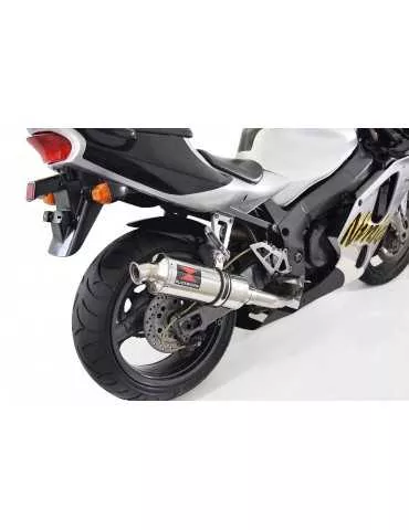 ZXR750 ZXR 750 J K L M 91-95 Ligne complète & Silencieux Rond En Inox 300mm