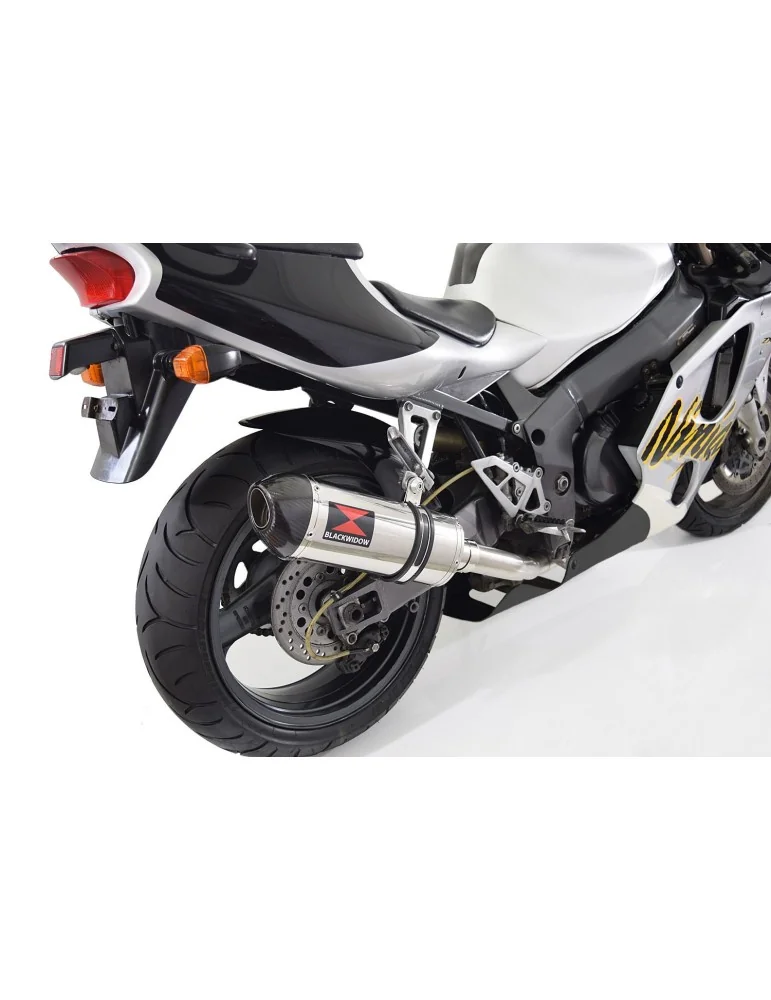 ZXR750 ZXR 750 J K L M 91-95 Ligne complète & Silencieux Ovale En Inox + Canule En Carbone 300mm