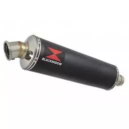 ZX-11 ZX11 4-1 Ligne complète & Silencieux Rond Noir En Inox 400mm