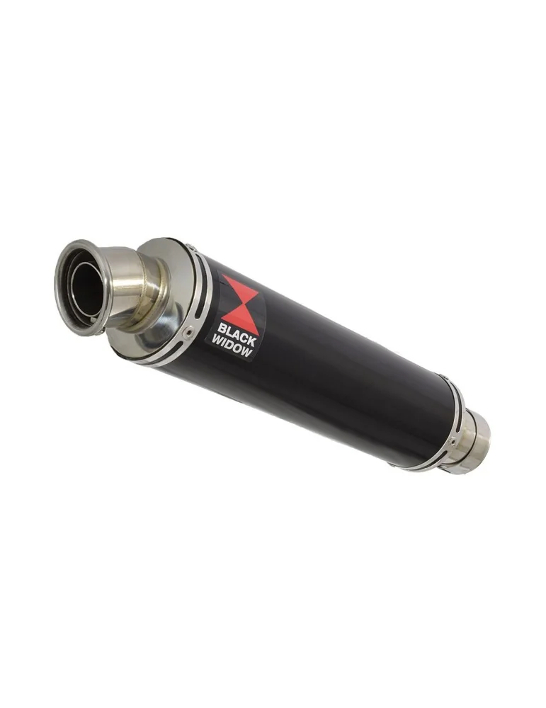 ZX-11 ZX11 4-1 Ligne complètes & Rond Noir Silencieux En Inox 350mm