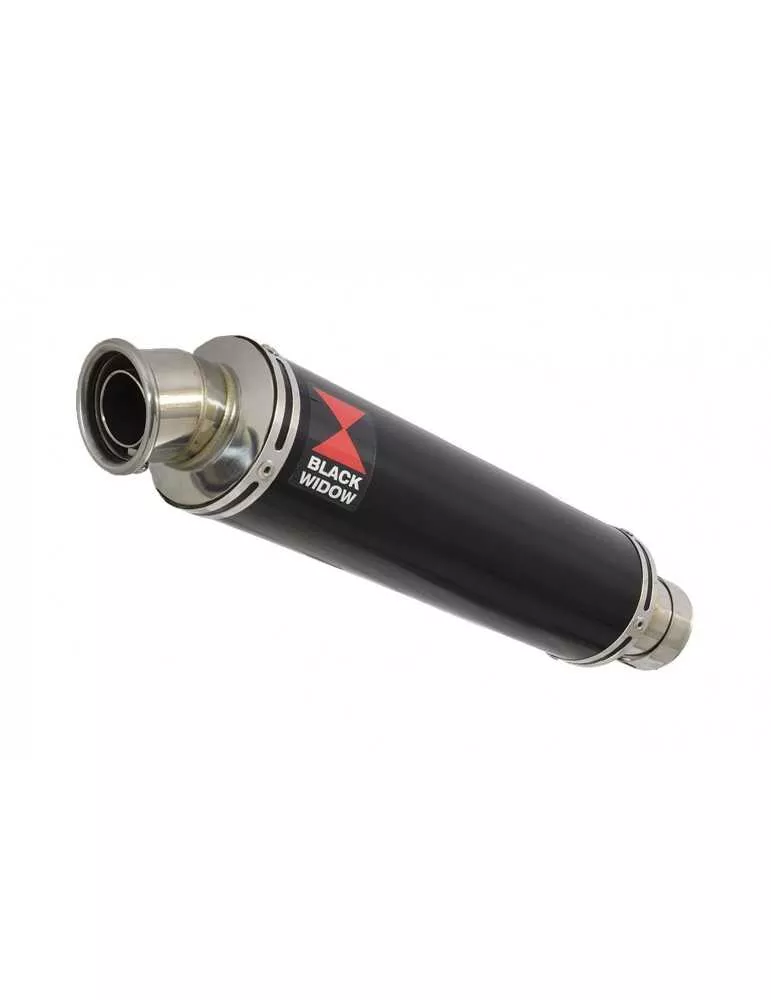 ZX-11 ZX11 4-1 Ligne complètes & Rond Noir Silencieux En Inox 350mm