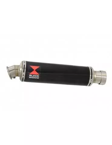 ZX-11 ZX11 4-1 Ligne complètes & Rond Noir Silencieux En Inox 350mm