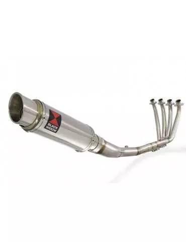 CB 650 F CB650F 2014-2017 Décatalyseur Ligne complètes & Rond GP Style Silencieux En Inox 230mm