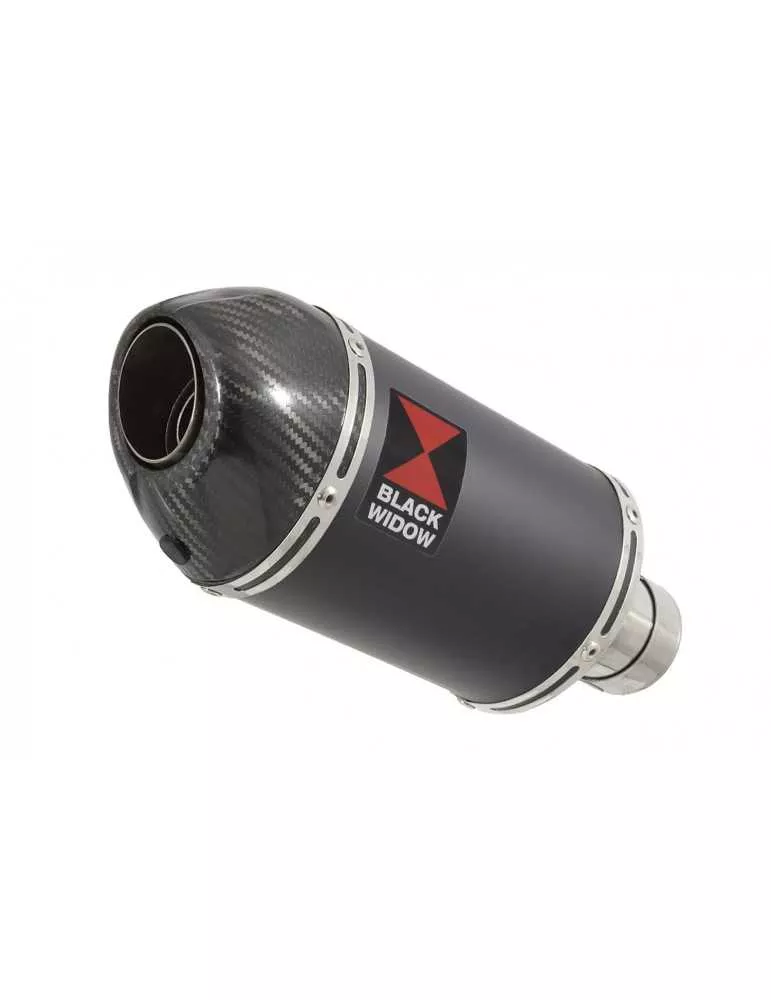 CRF1000 Africa Par paire Decata Ligne complète + Silencieux Ovale Noir Inox / Carbone Tip 200mm 2015 - 201x
