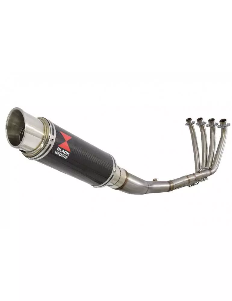 CB 650 F CB650F 2014-2017 Décatalyseur Ligne complètes & Rond GP Style En Carbone Silencieux + Titanium 230mm