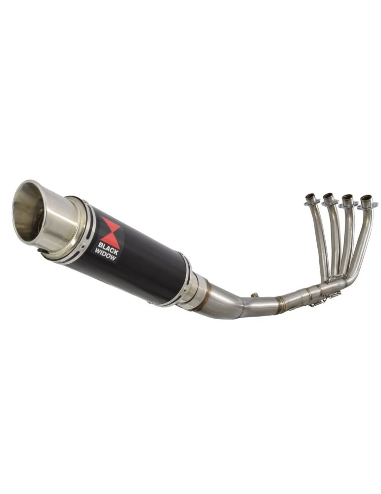CB 650 F CB650F 2014-2017 Décatalyseur Ligne complètes & GP Rond Painted black Silencieux En Inox 230mm