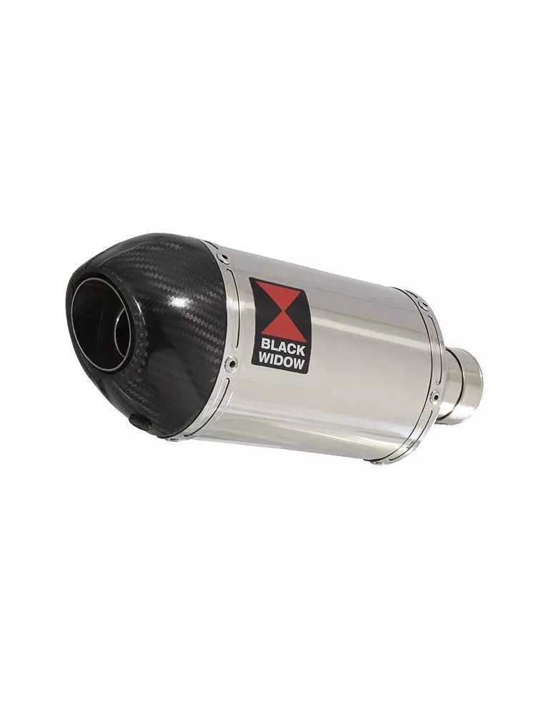 CBR 750 CBR750F HURRICANE 87-88 4-1 Ligne complète & Silencieux Ovale En Inox + Carbone Tip 200mm