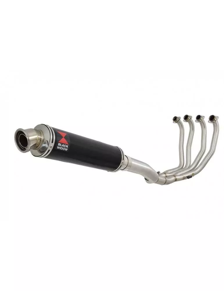 CBR 900 RR Fireblade Performance Race Ligne Complète & Silencieux Rond Noir Inox 350mm