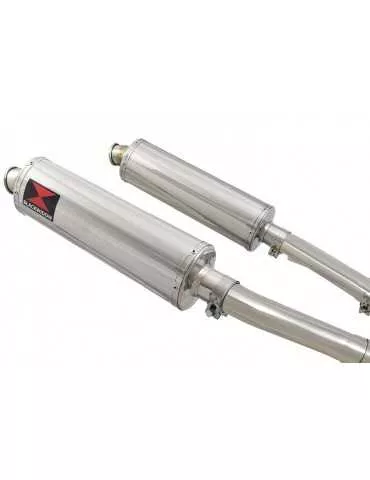 CBR1100 CBR 1100 XX Blackbird 4-2 Tube de raccords et Silencieux Ovale En Inox 400mm