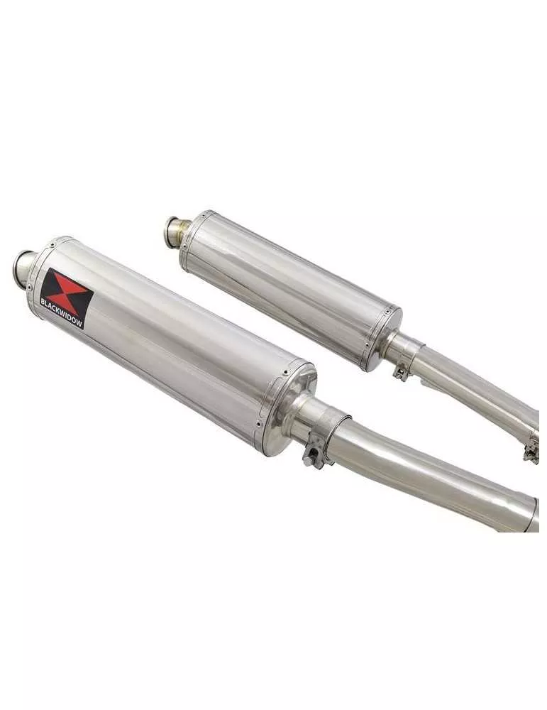 CBR1100 CBR 1100 XX Blackbird 4-2 Tube de raccords et Silencieux Ovale En Inox 400mm