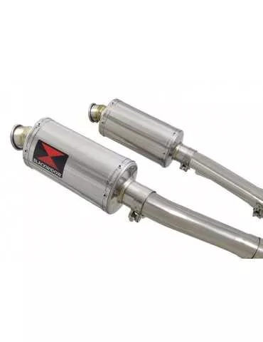 CBR1100 CBR 1100 XX Blackbird 4-2 Tube de raccord et Silencieux Ovale En Inox 230mm