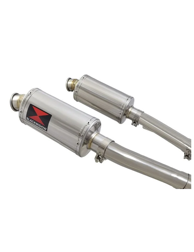 CBR1100 CBR 1100 XX Blackbird 4-2 Tube de raccord et Silencieux Ovale En Inox 230mm