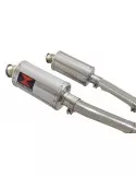 CBR1100 CBR 1100 XX Blackbird 4-2 Tube de raccord et Silencieux Ovale En Inox 230mm