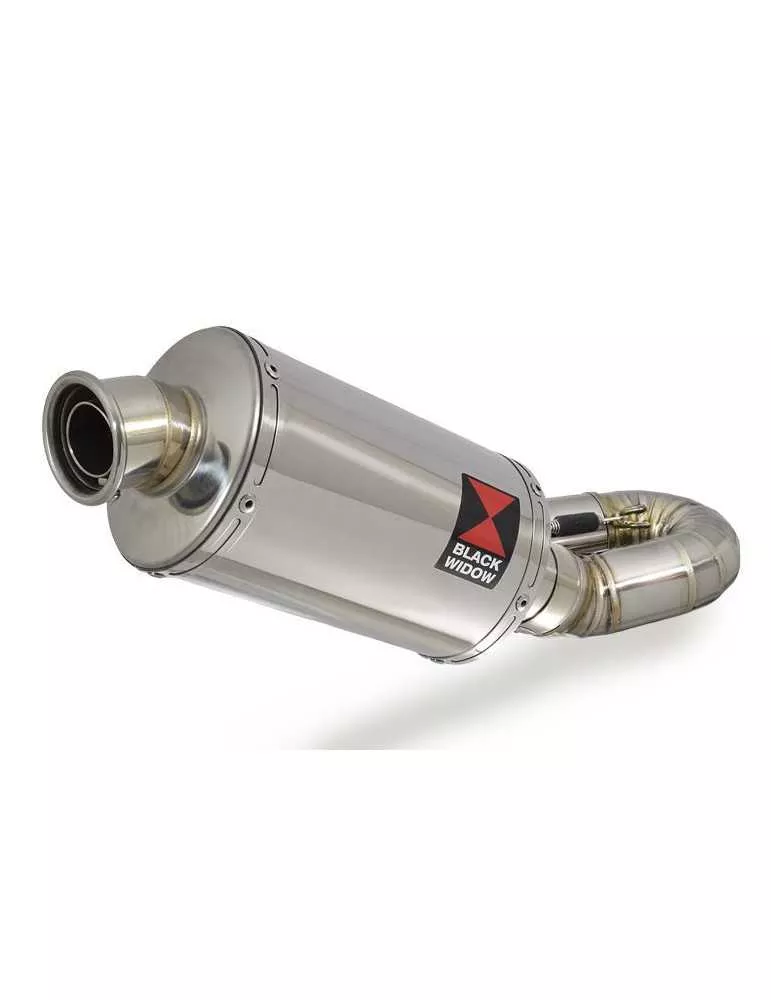 ​CBR1000RR Fireblade 2008-2013 Silencieux & tube de raccord with  Ovale Silencieux En Inox 230mm
