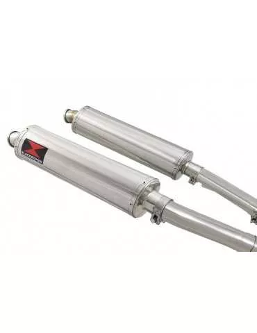 CBR1100 CBR 1100 XX Blackbird 4-2 Tube de raccord et Silencieux Rond En Inox 400mm