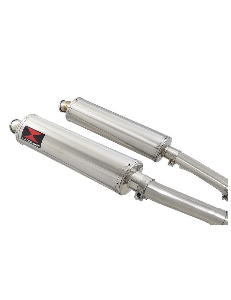 CBR1100 CBR 1100 XX Blackbird 4-2 Tube de raccord et Silencieux Rond En Inox 400mm