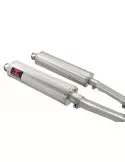 CBR1100 CBR 1100 XX Blackbird 4-2 Tube de raccord et Silencieux Rond En Inox 400mm