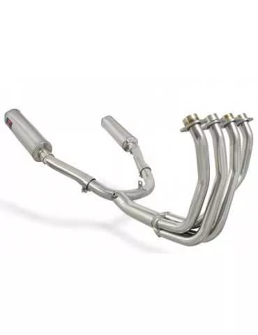 CBR1100 CBR 1100 XX Blackbird 4-2 Ligne complète & Silencieux Rond En Inox 400mm