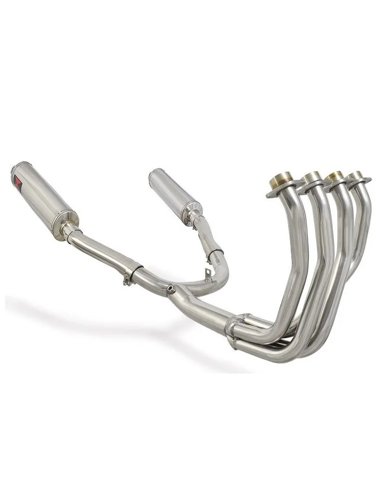 CBR1100 CBR 1100 XX Blackbird 4-2 Ligne complète & Silencieux Ovale En Inox 400mm