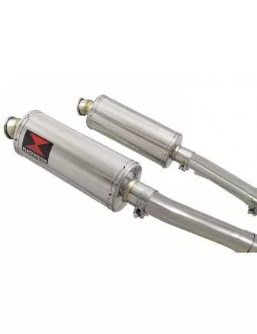 CBR1100 CBR 1100 XX Blackbird 4-2 Tube de raccord et Silencieux Ovale En Inox 300mm
