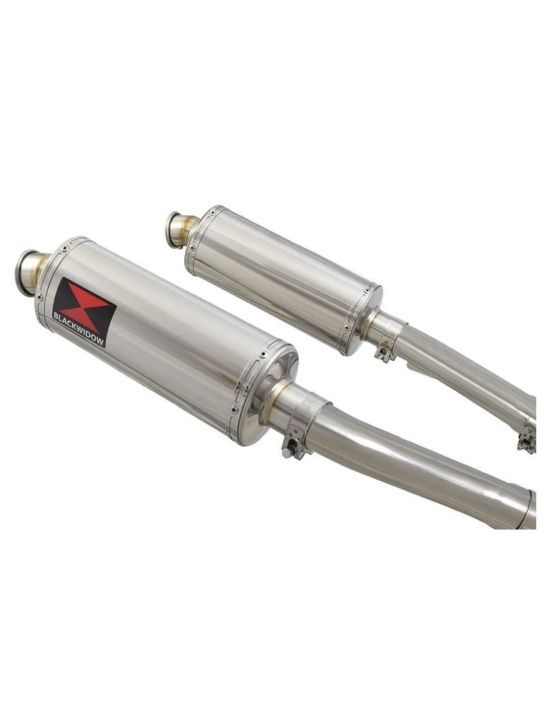 CBR1100 CBR 1100 XX Blackbird 4-2 Tube de raccord et Silencieux Ovale En Inox 300mm