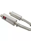 CBR1100 CBR 1100 XX Blackbird 4-2 Tube de raccord et Silencieux Ovale En Inox 300mm