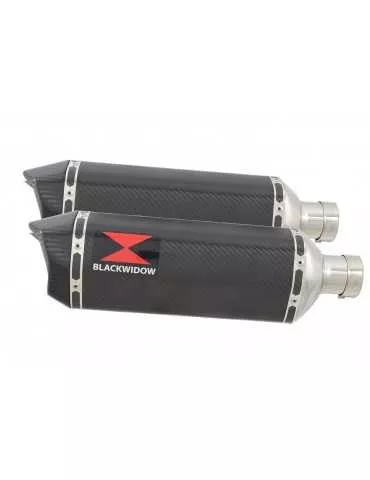 CBR1100 CBR 1100 XX Blackbird 4-2 Tube de raccord et Silencieux Hexagonale en Carbone 300mm