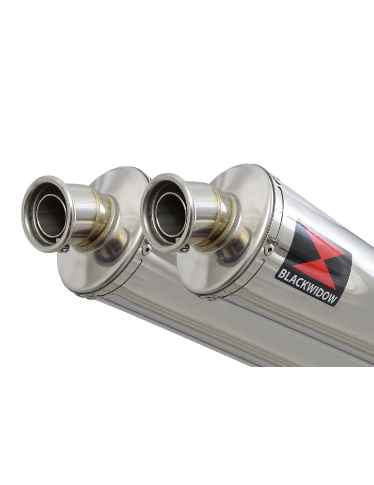 CBR1100 CBR 1100 XX Blackbird 4-2 Tube de raccord + Silencieux Rond Inox 300mm