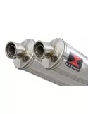 CBR1100 CBR 1100 XX Blackbird 4-2 Tube de raccord + Silencieux Rond Inox 300mm