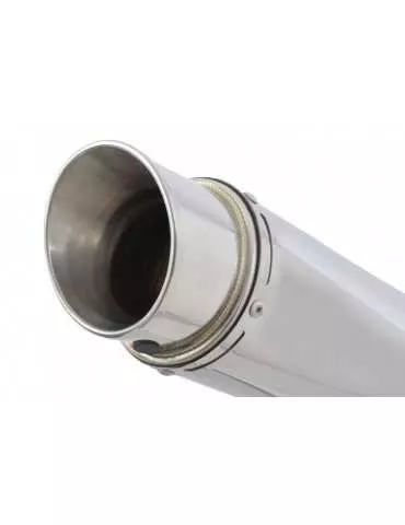 ​CBR1000RR Fireblade 2008-2013 Silencieux & tube de raccord with  Rond GP Style Silencieux En Inox 230mm