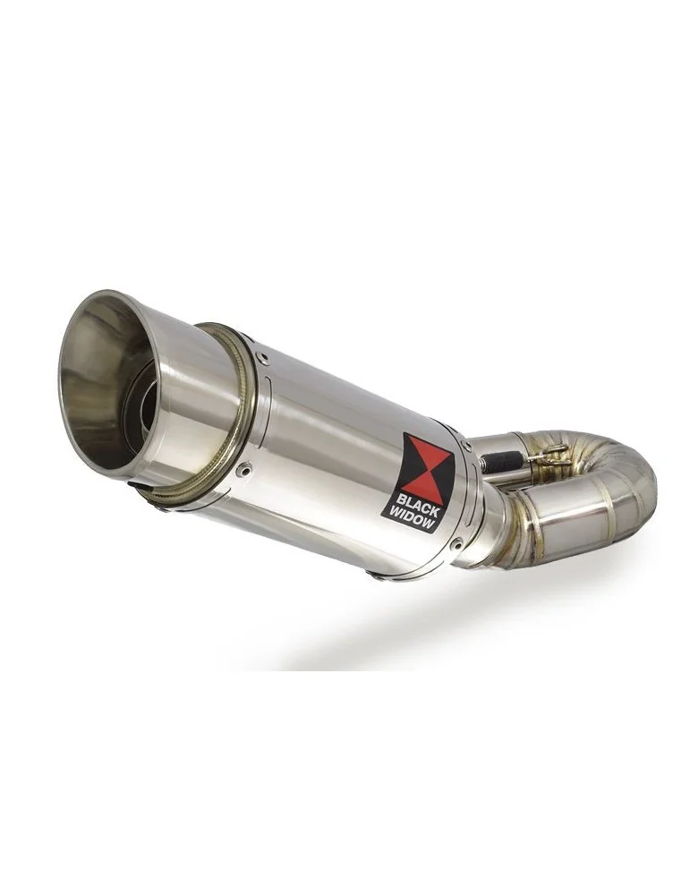 ​CBR1000RR Fireblade 2008-2013 Silencieux & tube de raccord with  Rond Silencieux En Inox 200mm