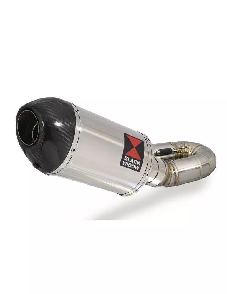 ​CBR1000RR Fireblade 2008-2013 Silencieux & tube de raccord with  Ovale Silencieux En Inox + carbon tip 200mm