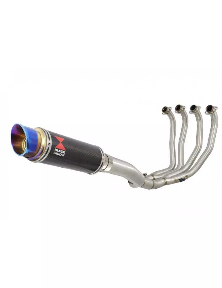CBR 900 RR Fireblade Performance Race Ligne Complète & Silencieux GP Rond en Carbone + canule Anodisé 230mm