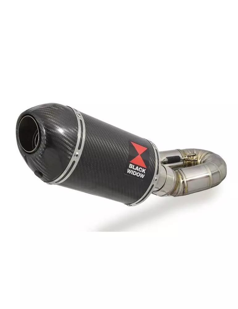 ​​CBR1000RR Fireblade 2014-2016 Silencieux modèle USA Tube de raccord & Silencieux Ovale En Carbone + Carbone tip 200mm
