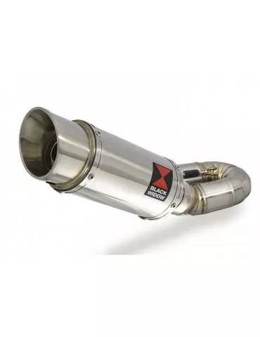 CBR1000RR Fireblade 2014-2016 Silencieux modèle USA Tube de raccord & Silencieux Rond En Inox 200mm