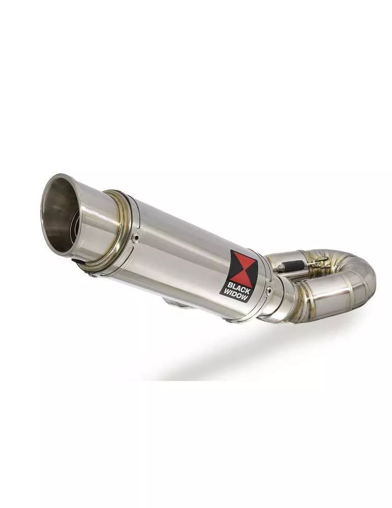 ​C​BR1000RR Fireblade 2014-2016 Silencieux modèle USA Tube de raccord & Silencieux Rond GP Style En Inox 230mm