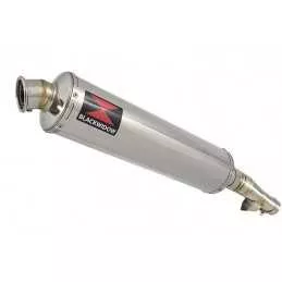 Honda NC 700 S (RC61) 2012-2014 Kit Silencieux : Silencieux Rond Inox 400mm