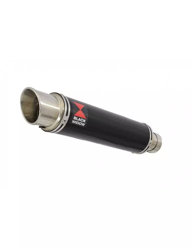 CBF600 S N SA (PC43) 08-13 Tube de raccord et Silencieux GP Rond Black En Inox 350mm