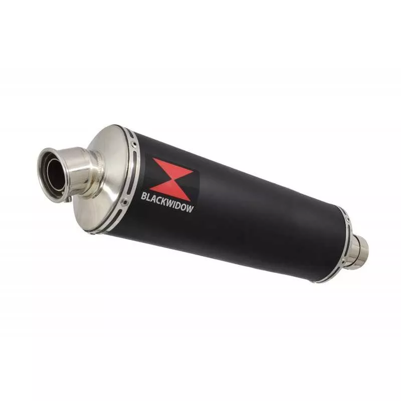 CBF 600 S N 2004 - 2007 (PC38) Ligne complète Silencieux Ovale Noir Inox 400mm