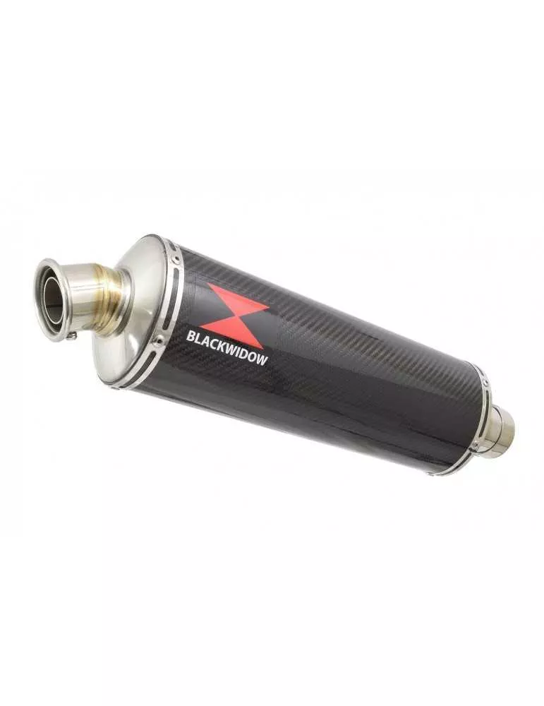 CBF 600 S N 2004 - 2007 (PC38) Kit Silencieux Ovale En Carbone 400mm