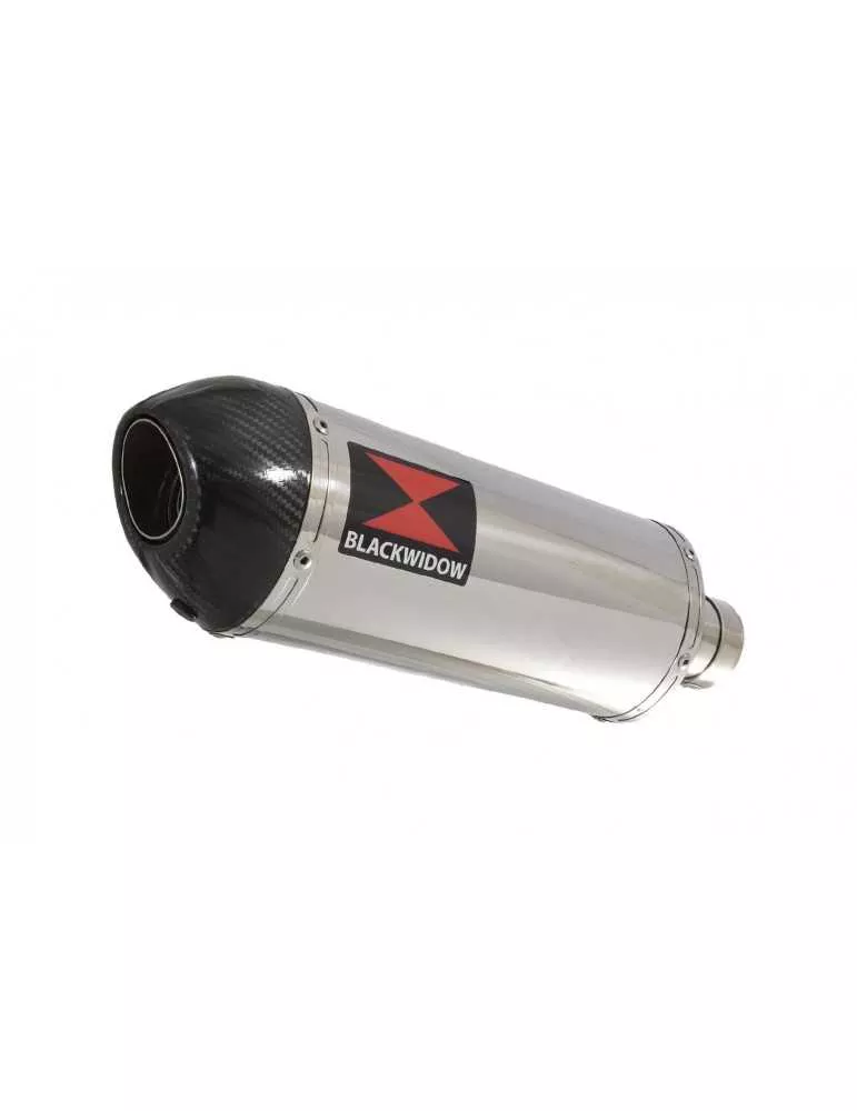 CBF 600 S N 2004 - 2007 (PC38) Ligne complète Silencieux Ovale Inox + Carbone 300mm