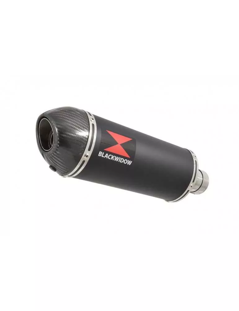 CBF 600 S N 2004 - 2007 (PC38) Kit Silencieux Black Inox & Carbone 300mm